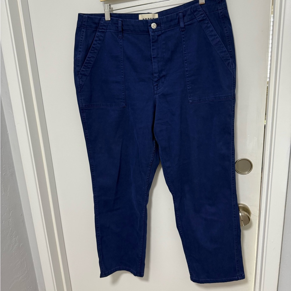 Boden Women's Straight-Leg Jeans in Navy - Picture 2 of 8